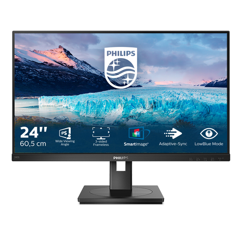Philips S Line 242S1AE/00, 60.5 cm (23.8"), 1920 x 1080 pixels, FHD, LED Monitor