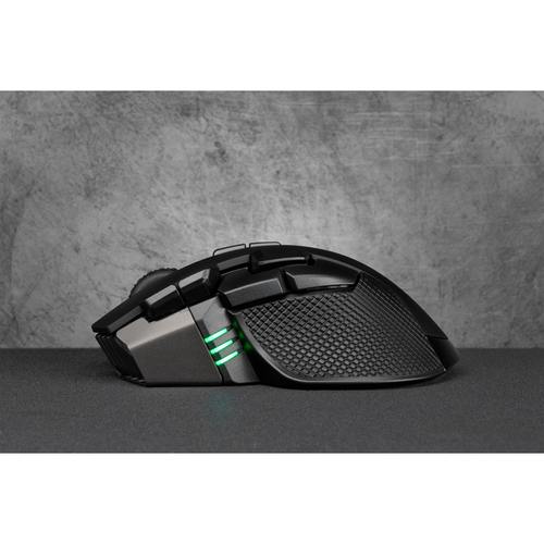 Corsair IRONCLAW RGB, Right-hand, Optical, RF Wireless+Bluetooth 18000 DPI Mouse