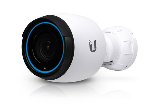 Ubiquiti UVC-G4-PRO 4K IP Security Camera mounted on indoor ceiling