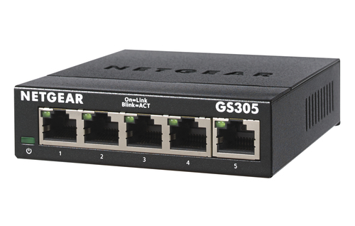 NETGEAR (GS305-300PES) L2, Gigabit Ethernet, Unmanaged Network Switch