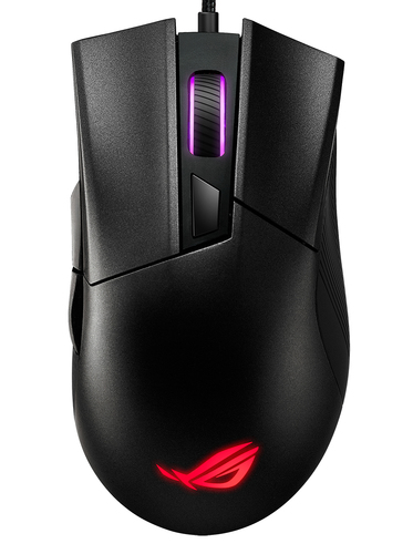 ASUS ROG Gladius II Core, Right-hand, Optical, USB Type-A, 6200 DPI, Mouse