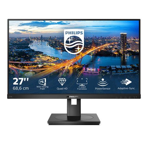 Philips B Line 275B1/00, (27"), 2560 x 1440 pixels, 2K Ultra HD, LCD Monitor