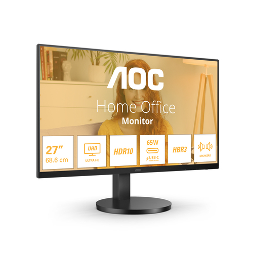 AOC B3 (U27B3CF), 68.6 cm (27"), 3840 x 2160 pixels, 4K Ultra HD, LCD Monitor