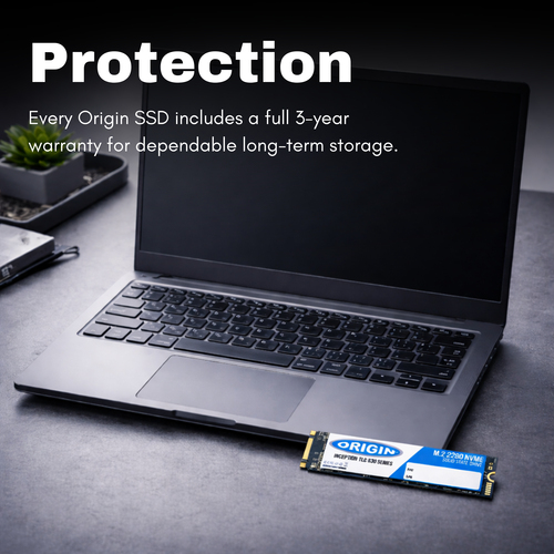 Origin Storage MZ-V9S2T0BW-OS 2TB M.2 NVMe Inception SSD, 3D TLC 80mm
