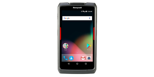 Honeywell ScanPal EDA71 rugged tablet front view, 7 inch HD display in black with Android 8.0