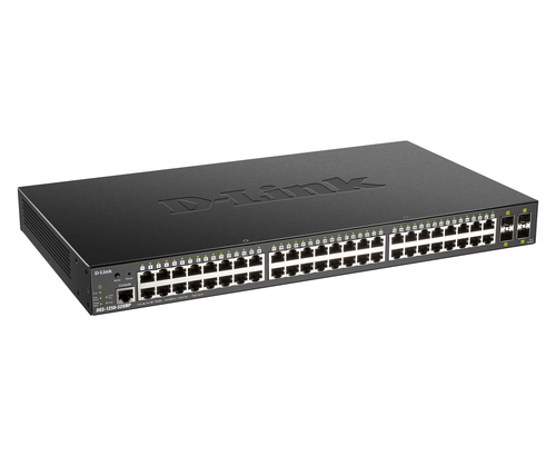 D-Link, 48-port Gigabit with 4 x 10G SFP+, L3, Smart Managed Switch