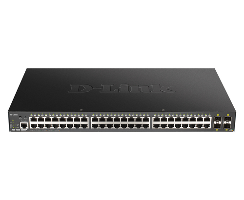 D-Link, 48-port Gigabit with 4 x 10G SFP+, L3, Smart Managed Switch