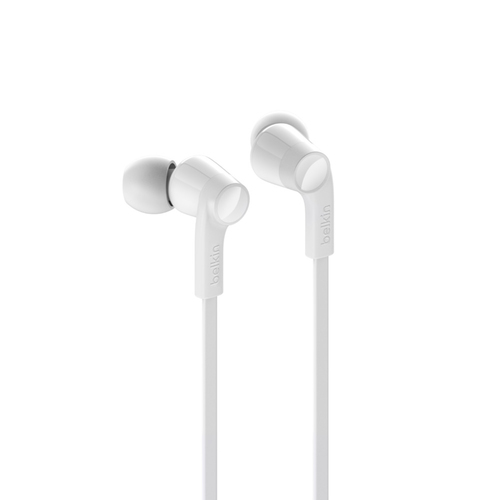 Belkin ROCKSTAR, Wired, Headset/Earphones, White