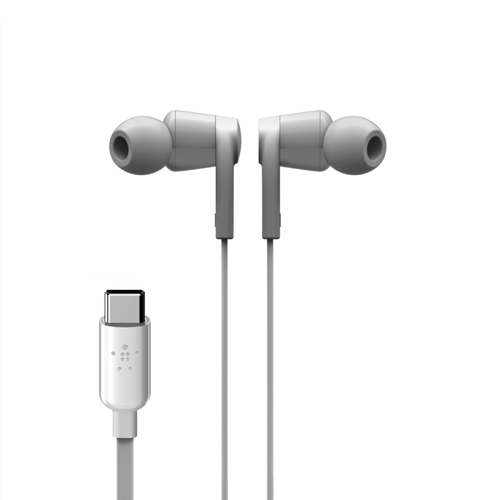 Belkin ROCKSTAR, Wired, Headset/Earphones, White