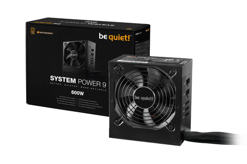 be quiet! System Power 9, 600 W, 200 - 240 V, 50 Hz, 6 A, Power Supply Unit