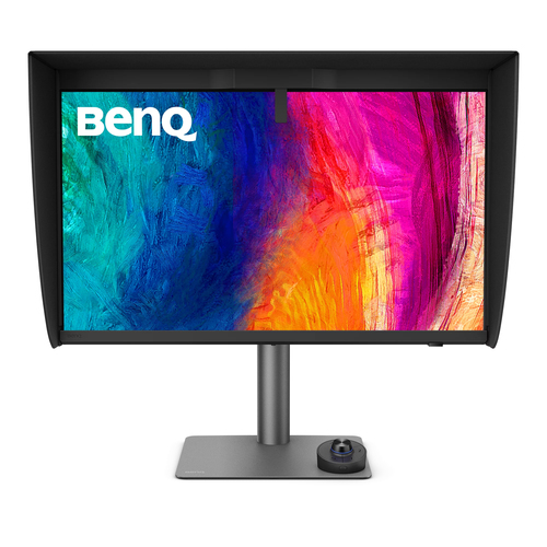 BenQ PD2770U 27 inch 4K UHD monitor photo showing LCD panel for professional work