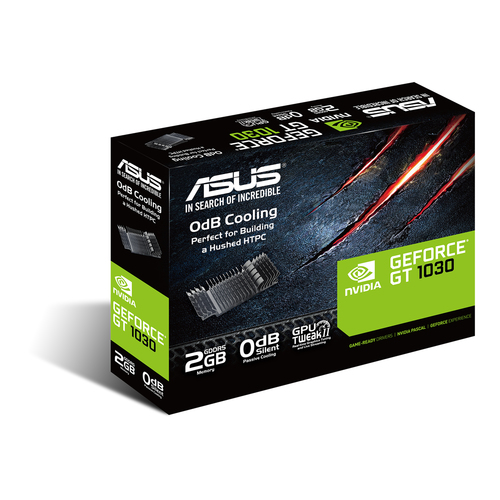 ASUS GeForce GT 1030, 2 GB, GDDR5, 64 bit, PCI Express 3.0, Graphics Card