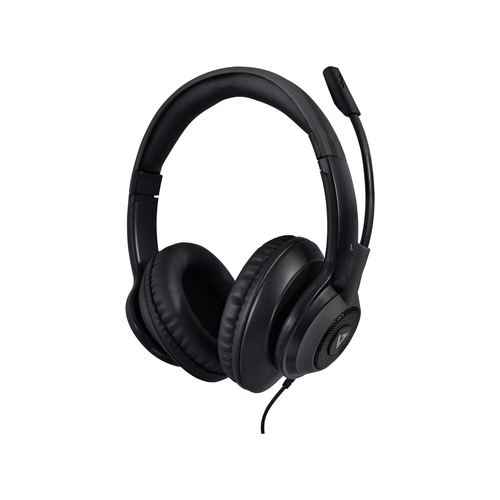 V7 Premium Over-ear Stereo 3.5mm USB, Wired, Gaming, Headset/Headphones, Black