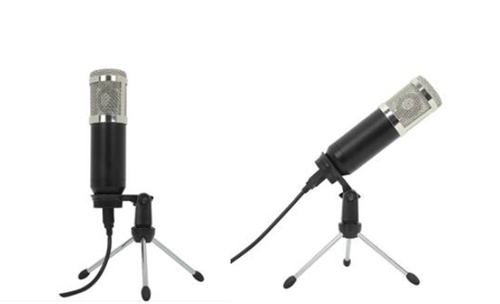 JLC Tripod Microphone Table Wired and Wireless USB Black