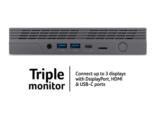 Acer Chromebox CXI5, Intel® Core™ i5, i5-1235U, 8 GB, 256 GB, Desktop PC