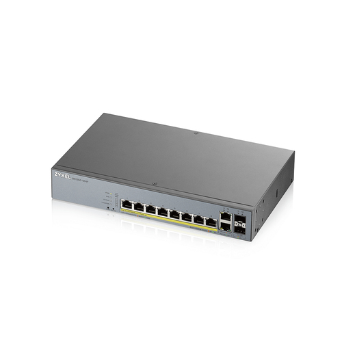 Zyxel (GS1350-12HP-GB0101F), L2, Gigabit PoE, Managed Switch