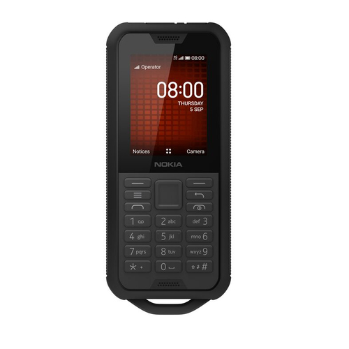 Nokia 800 Tough, 4G Feature Phone ,Single-SIM,Bar,2.4", 2 MP, Bluetooth, Black