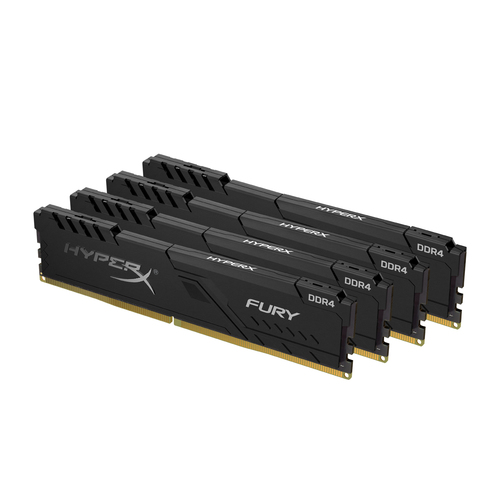 HyperX FURY(HX430C15FB3K4/16) , 16 GB, 4 x 4 GB, DDR4, 3000 MHz, 288-pin DIMM