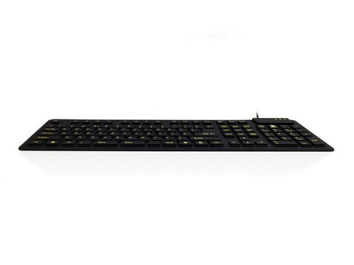 Accuratus WP127 V2 flexible silicone keyboard with numeric keypad