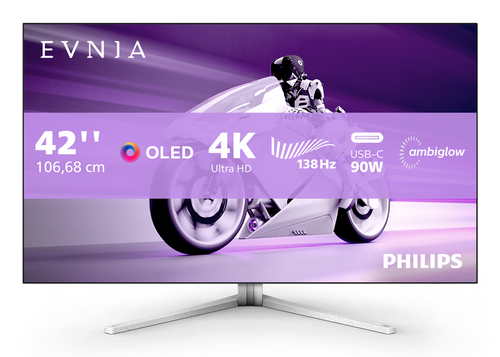 Philips 42M2N8900/00, (41.5"), 3840 x 2160 pixels, 4K Ultra HD, OLED Monitor
