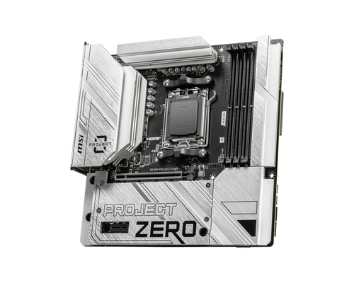 MSI B650M PROJECT ZERO Micro ATX AM5 Motherboard