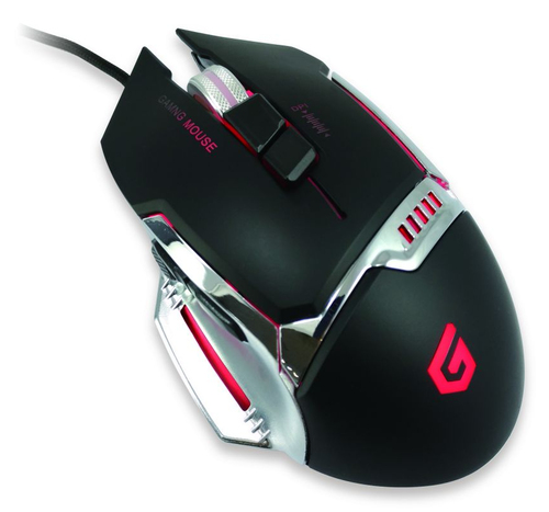 Conceptronic DJEBBEL 8, Gaming USB Mouse, Optical, USB/A, 4000 DPI