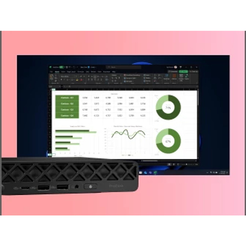 HP ProDesk 4 Mini G1i Desktop AI PC, 512 GB SSD, Windows 11 Pro, Mini PC