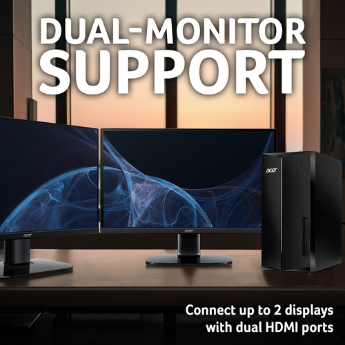 Acer Aspire TC-1785 Desktop PC, Intel i7-14700, 8GB DDR5 RAM, 512GB SSD