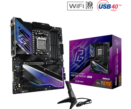 ASRock Phantom Gaming X870E Nova WiFi ATX AM5 Motherboard