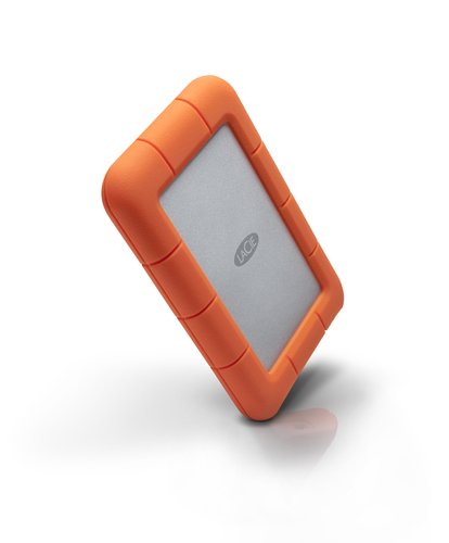 LaCie Rugged 2TB External SSD USB-C 3.2 Gen 2, Orange, Portable Durable Drive