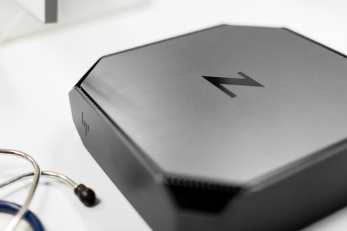 Compact HP Z2 Mini G4 workstation supporting multiple professional apps