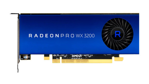 AMD Radeon Pro WX 3200, 4 GB, GDDR5, 128 bit, PCIe x16 3.0, Graphics Card