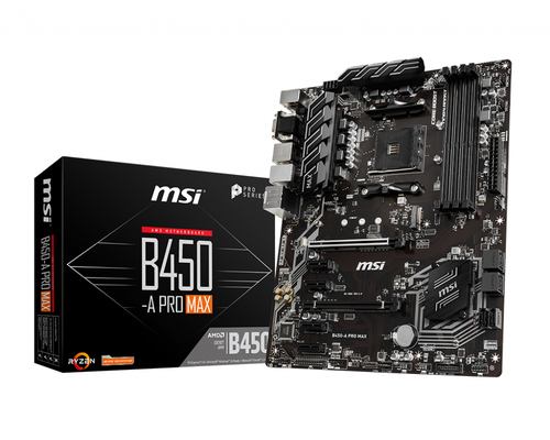 MSI B450-A PRO MAX ATX AM4 Motherboard