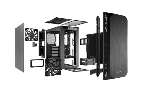 be quiet! Pure Base 500 Black, Steel, Midi Tower, PC Case