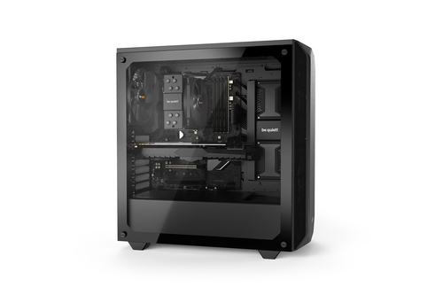 be quiet! Pure Base 500 Window Black, Steel, Tempered glass, Midi Tower PC Case