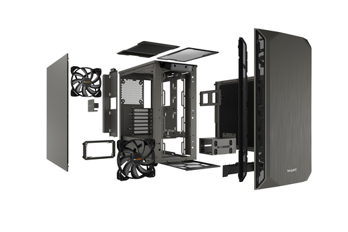 be quiet! Pure Base 500 Metallic, Grey, Steel, Midi Tower PC Case