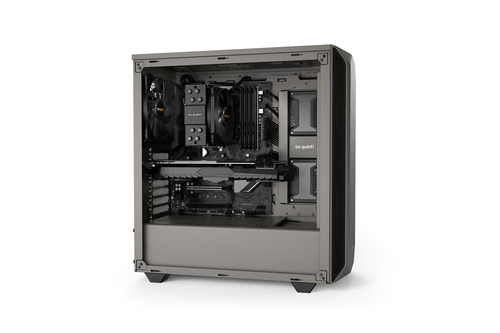 be quiet! Pure Base 500 Metallic, Grey, Steel, Midi Tower PC Case
