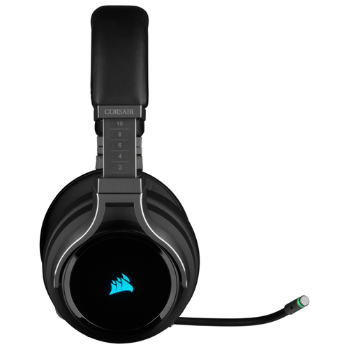 Corsair Virtuoso RGB, Wired & Wireless, 20 - 40000 Hz, Gaming, Headset/Headphones, Carbon