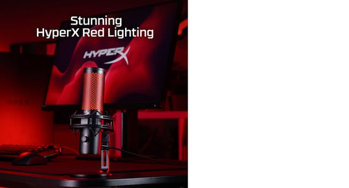 HyperX QuadCast 2S USB Table Microphone 20–20000 Hz Black Wired