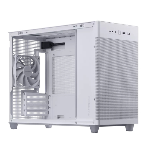 ASUS PRIME AP201 CASE TG WHITE Mini Tower Case