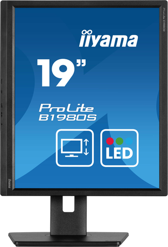 iiyama ProLite 19" 1280 x 1024 pixels VGA LED Monitor Black