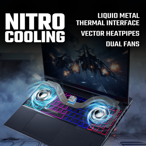 Acer Nitro 16 AI AMD Ryzen AI 7 350, 16GB, 1TB Windows 11 Gaming Laptop