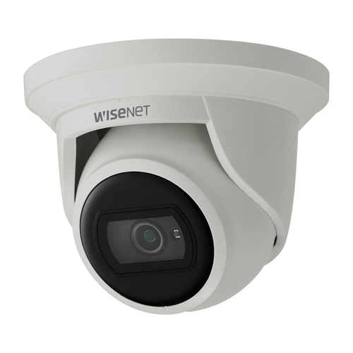 Dome security camera with night vision up to 20 m, motion detection, and H.265/H.264 video compression