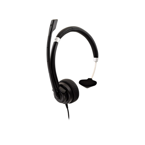 V7 Deluxe Mono USB,  Wired, 31.5 - 20000 Hz, Headset/Headphones, Black