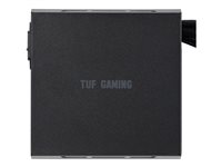 ASUS TUF 750B PSU rear panel with TUF Gaming branding and AC power connector