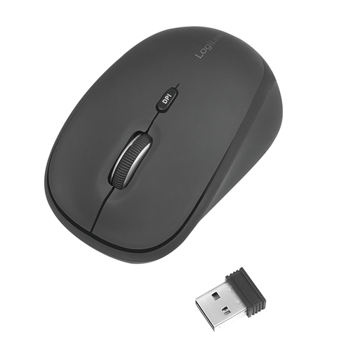 LogiLink (ID0193), Right-hand, Optical, RF Wireless, 1600 DPI, Mouse