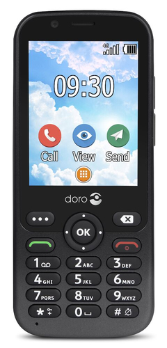 Doro 7010, 2.8", Single SIM, 3MP Mobile Phone, Graphite