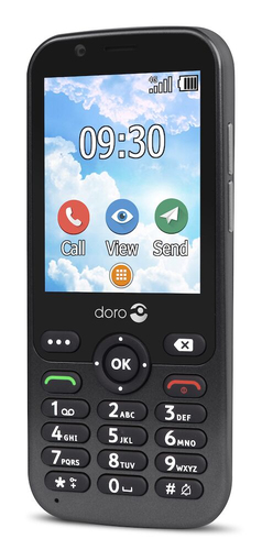 Doro 7010, 2.8", Single SIM, 3MP Mobile Phone, Graphite