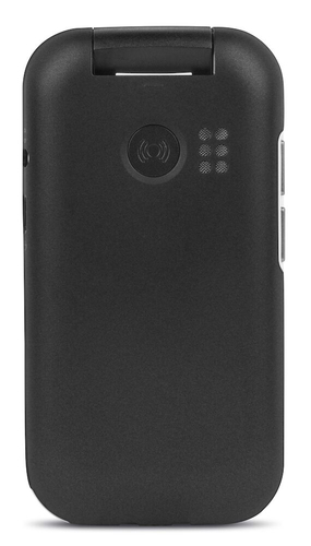 Doro 7030 Flip Phone, 2.8", Dual SIM, 3MP Camera, Long Battery, Black/White