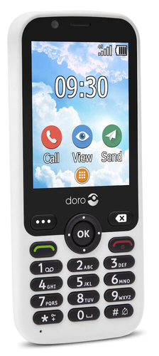 Doro 7010, 2.8", Single SIM, 3MP Camera, Mobile Phone, Bar, White